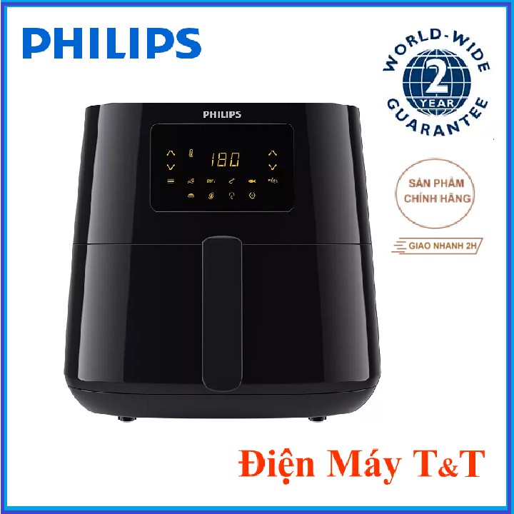 [Mã ELHADEV giảm 4% đơn 300K] Nồi chiên không dầu philips HD9270, 6.2 lít, Hàng chính hãng bảo hành 2 năm