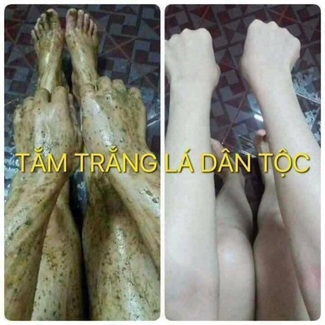 BỘT TẮM TRẮNG LÁ DÂN TỘC