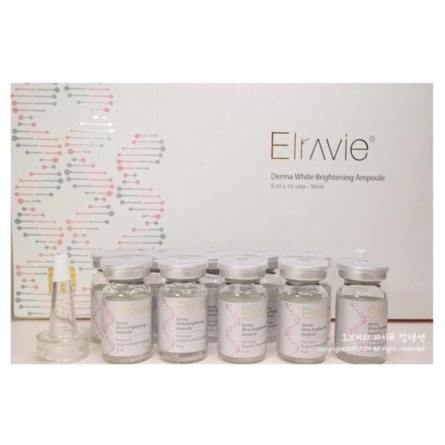 TẾ BÀO GỐC PHỨC HỢP ELRAVIE - DERMA WHITE BRIGHTENING AMPOULE