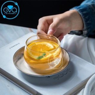 Ly Trà Thuỷ Tinh Chịu Nhiệt Có Quai Cầm 300 Ml M1463