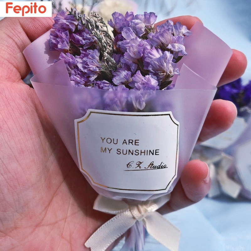 Bó Hoa Gypsophila Khô Tự Nhiên Mini Làm Quà Tặng Valentine