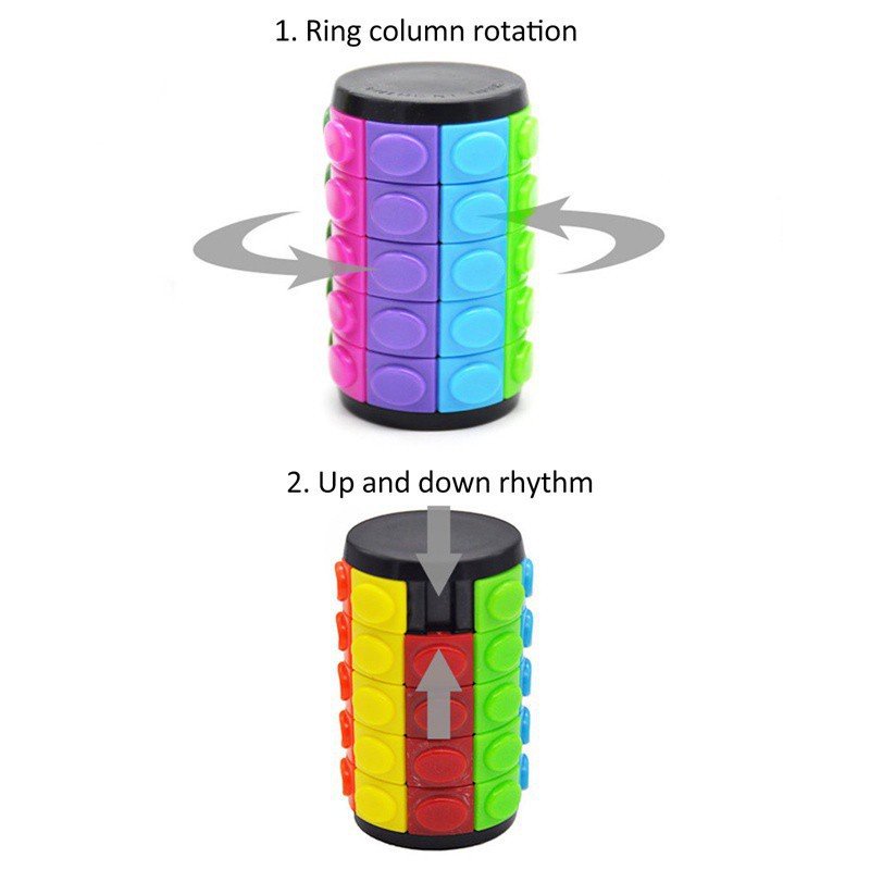 Đồ chơi khối lắp ráp ma thuật nhiều màu vui nhộn cho bé