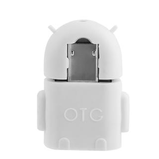 ⚡Micro USB 2.0 OTG Adapter for Android tablet phone Computer white