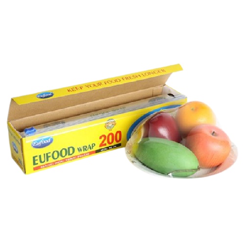 Màng bọc thực phẩm  EuFood hộp 200 bọc size 30cm