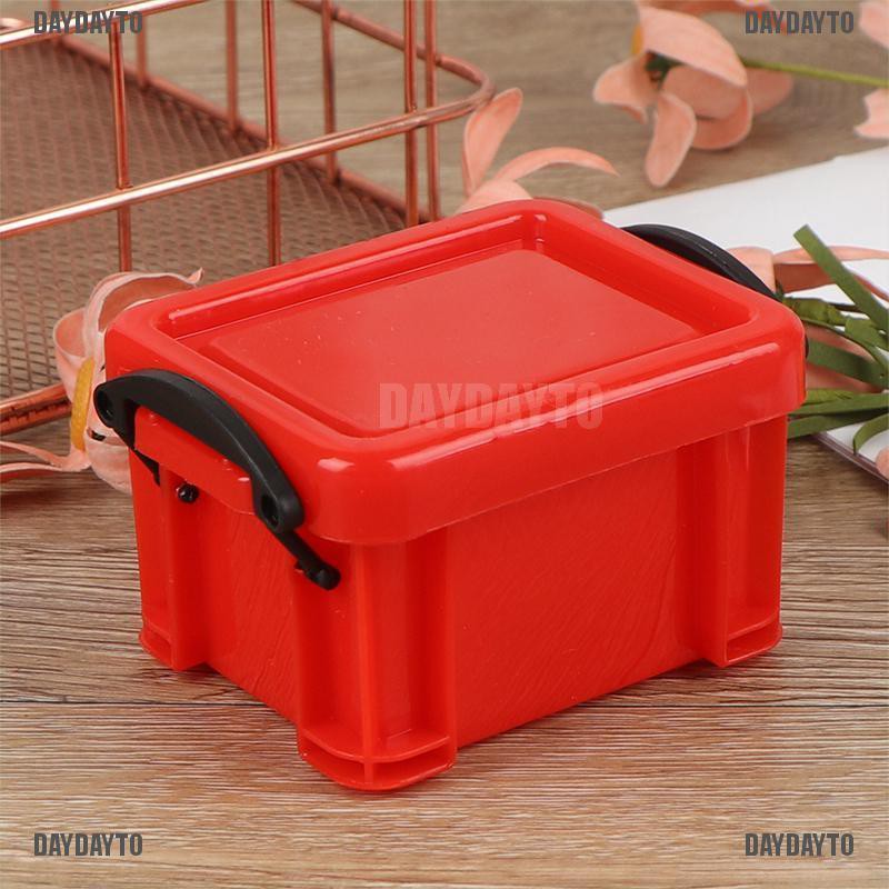 Hộp Mini Đựng Đồ Dùng Có Khóa Màu Sắc Ngọt Ngào Tiện Dụng