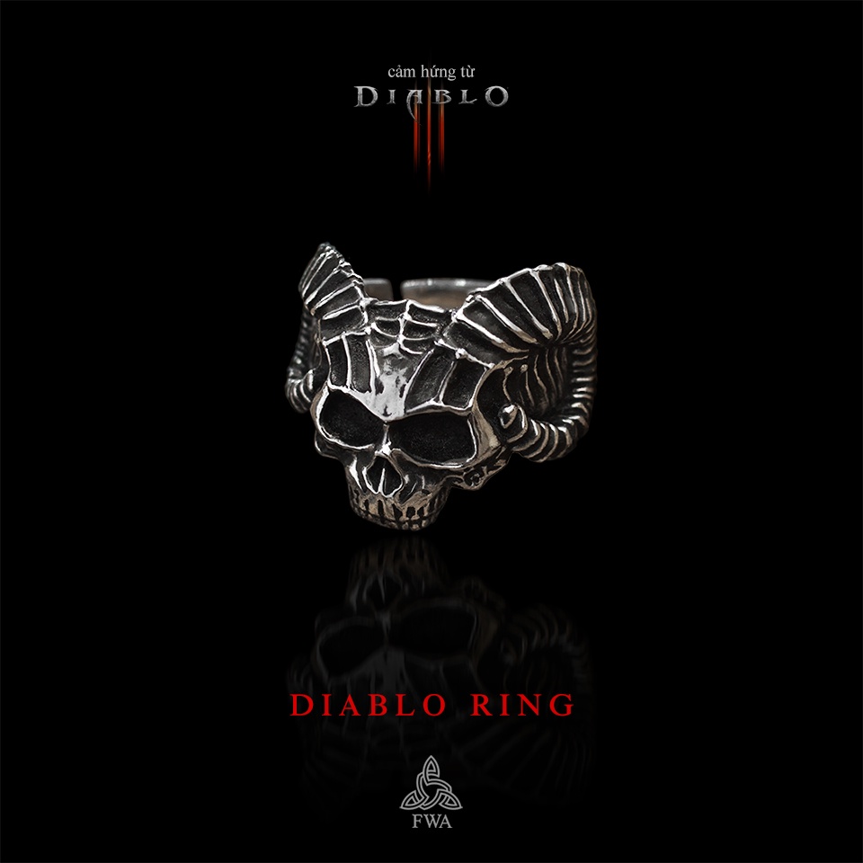 Nhẫn bạc nam FWA Diablo Ring - Diablo