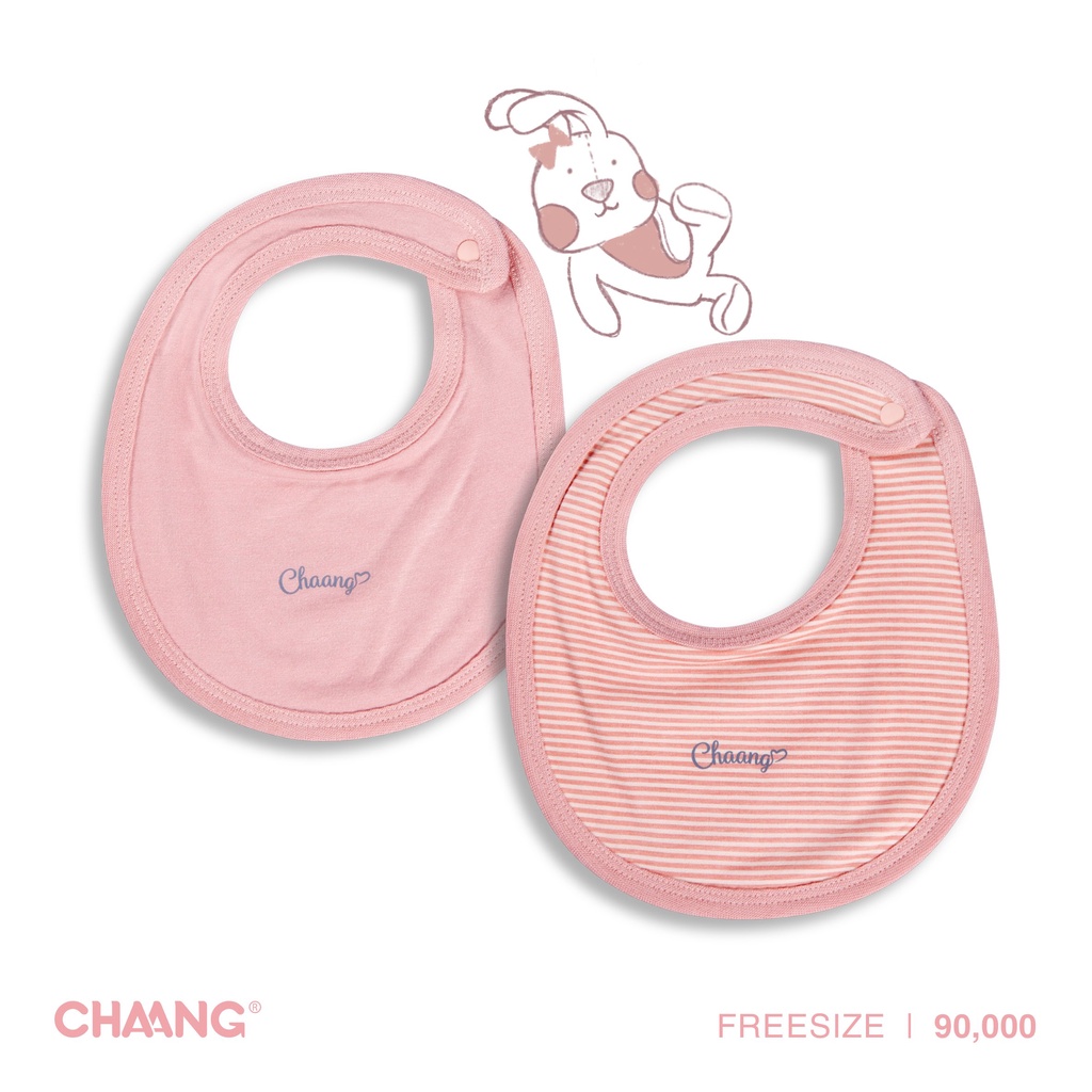 Chaang set yếm tròn 2 chiếc cho bé sơ sinh chất cotton [Active - SS2022D06]