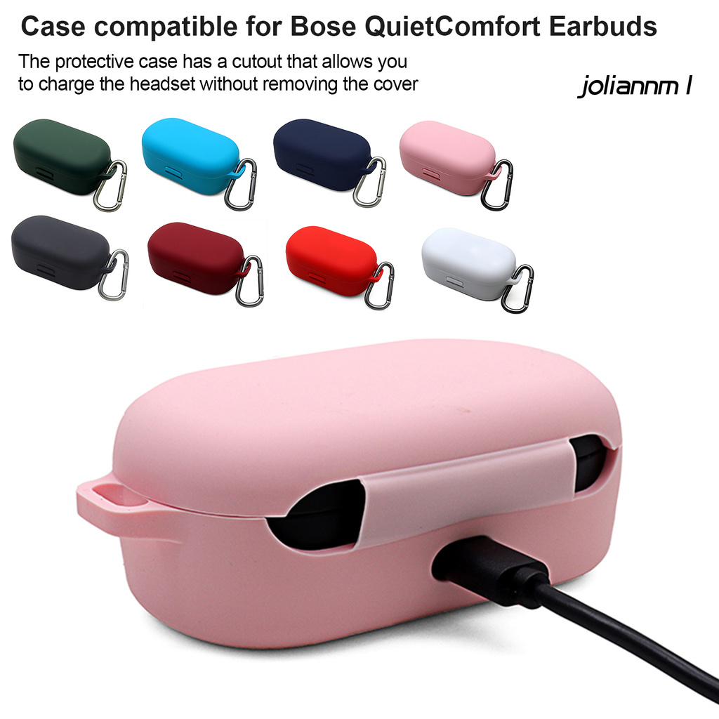 Vỏ Bảo Vệ Hộp Sạc Tai Nghe Bluetooth Bose Quietcomfort Bằng Silicon Mềm