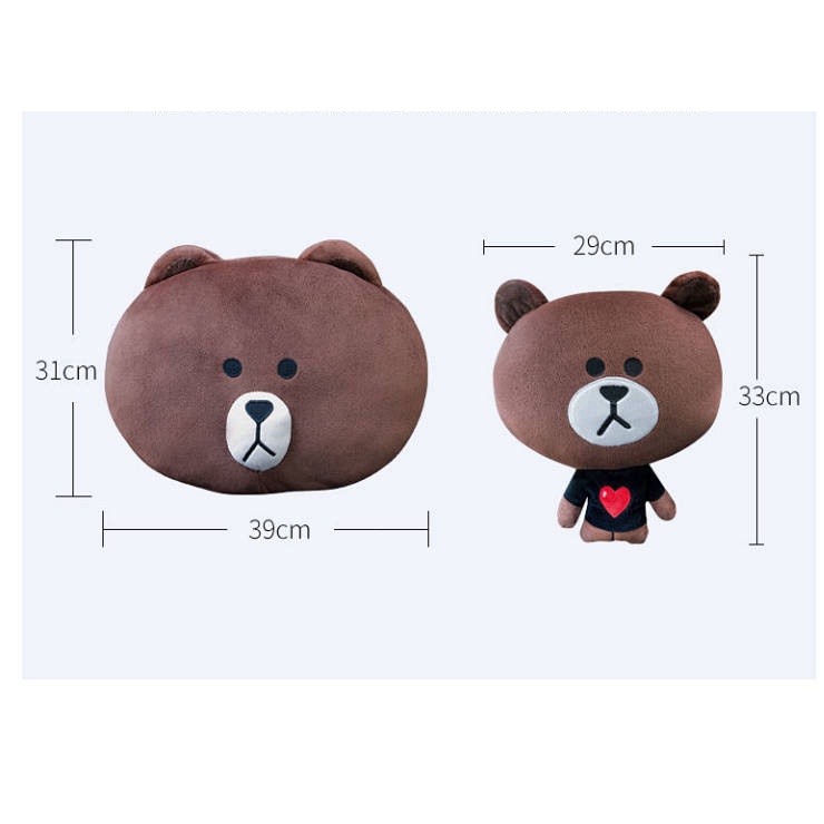 Cặp gối tựa đầu/ lưng/ cổ kiểu dáng hoạt hình dễ thương cho xe hơi YFLu