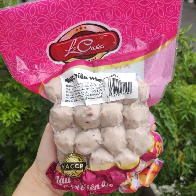 Mực viên Hàn Quốc Lacusina 500g