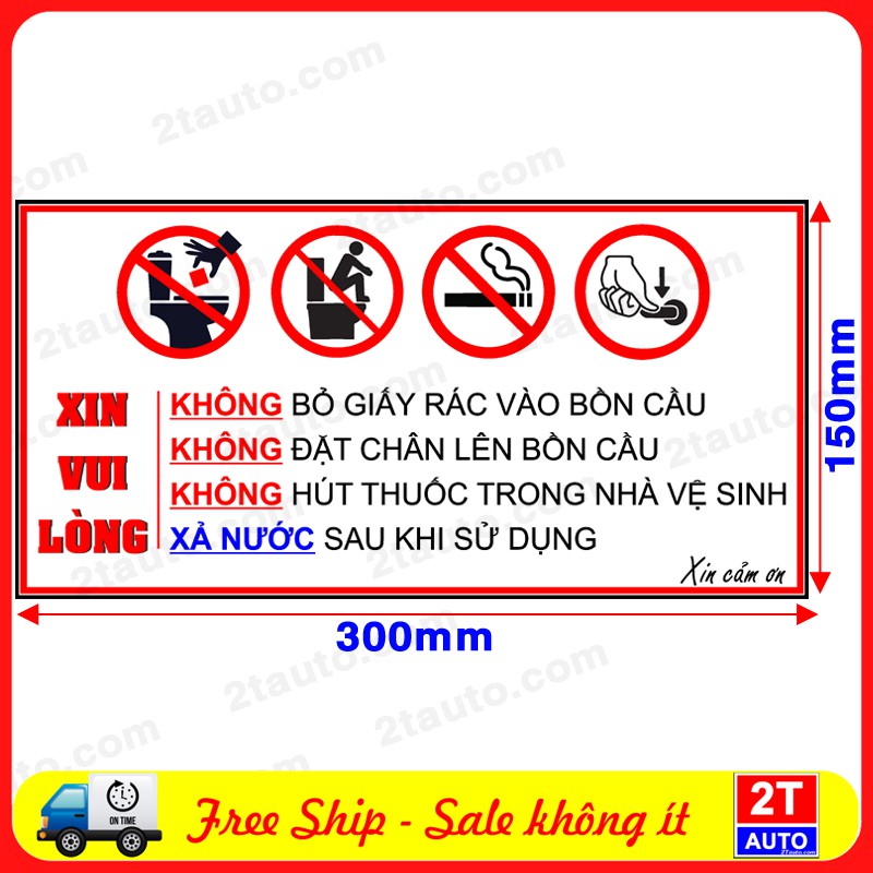 LOGO TÂM DÁN STICKER BIỂN BÁO TRONG NHÀ VỆ SINH BIỂN BÁO KHU VỆ SINH, TOILET, WC, RESTROOM, NHÀ TẮM