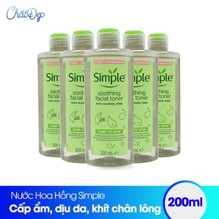 Nước Hoa Hồng Simple Soothing Facial Toner 200ml