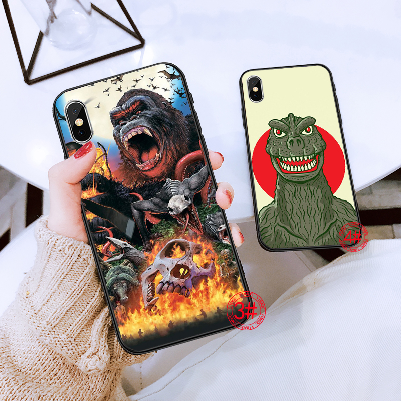 iPhone 5 5S SE 2020 6 6S 7 8 Plus X Soft Case 3ER Godzilla vs Kong