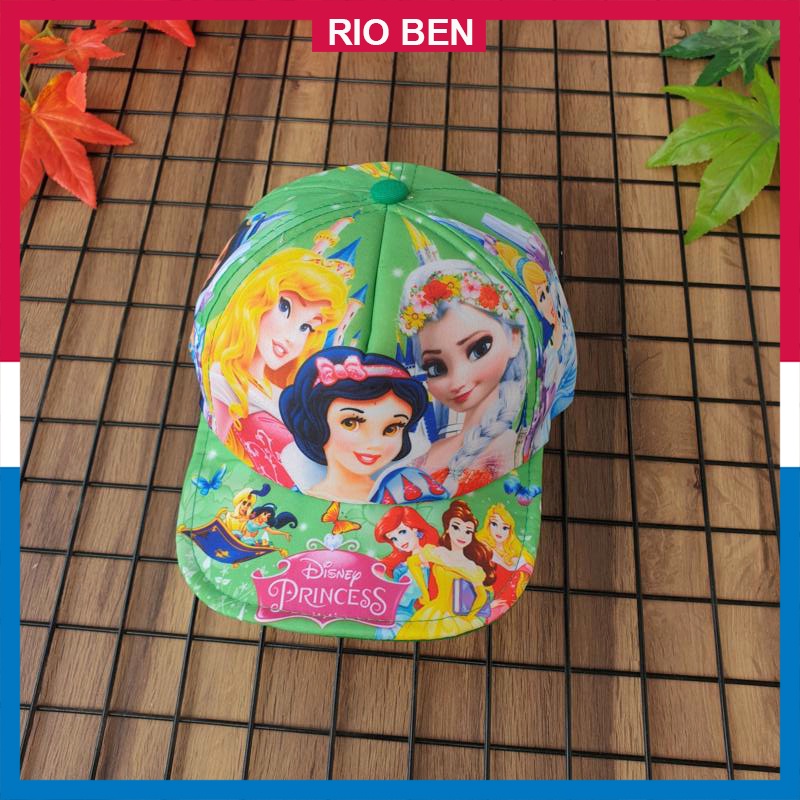 Nón bé gái in hình 3D công chúa, bé từ 1-3 tuổi RBN028
