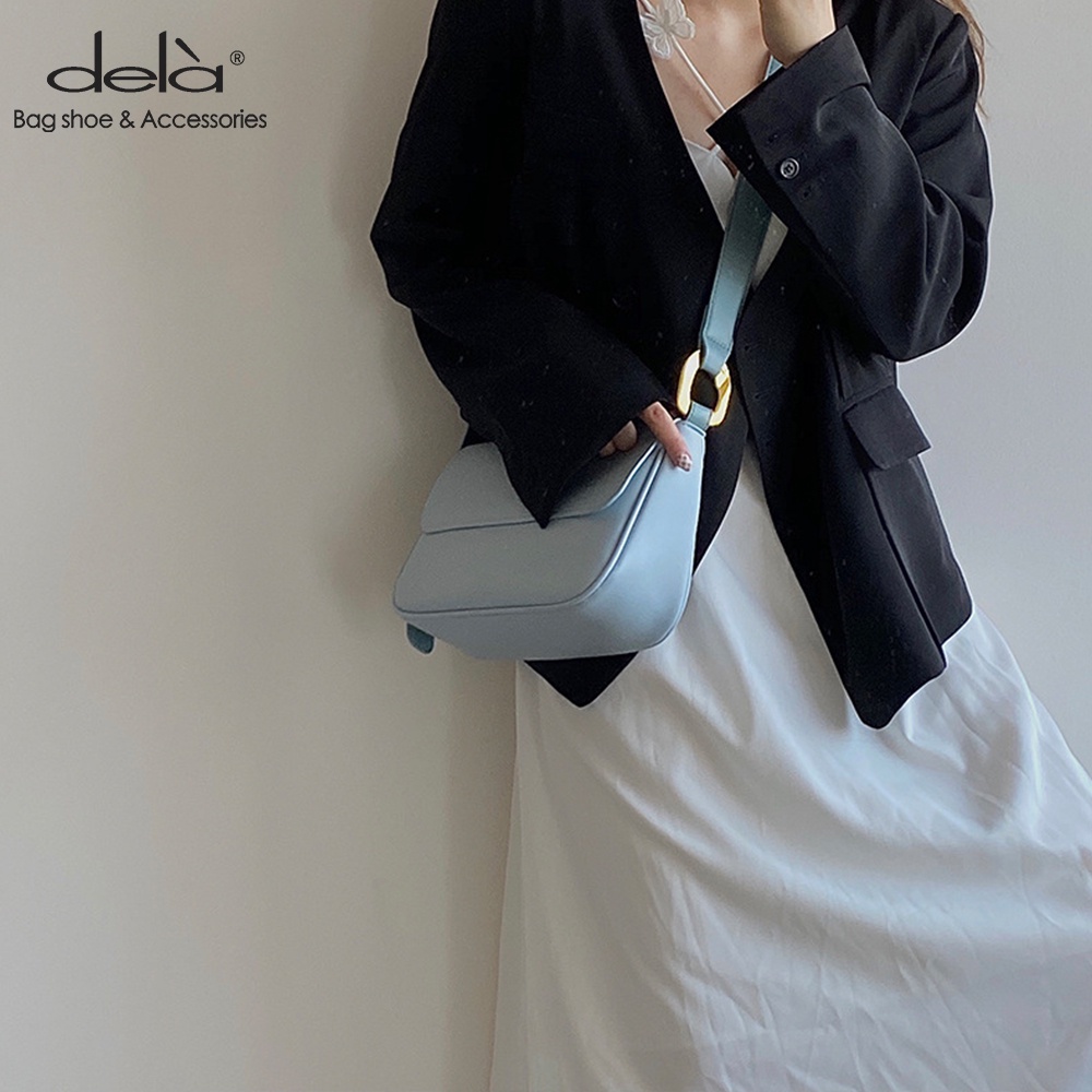 Dela Túi Xách Đeo Vai Đeo Chéo Nắp Gập Mềm Mại Có Sức Chứa Lớn 2022 Thời Trang Cho Nữ