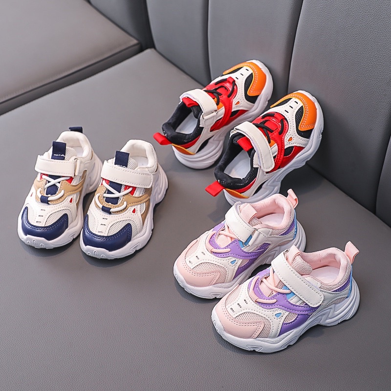 Giày thể thao pha màu siêu nhẹ cho bé size 21-30