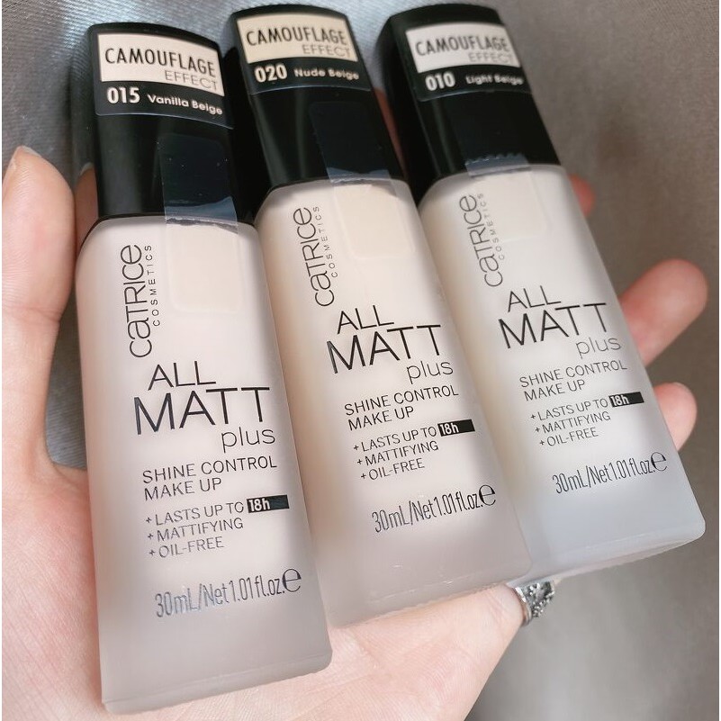 Kem Nền Kiềm Dầu Catrice All Matt Plus 18h 30ml | BigBuy360 - bigbuy360.vn