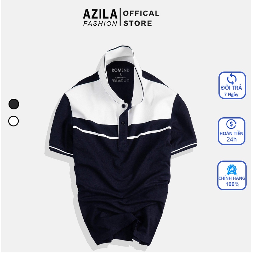 [Mã LTBAUAB13 giảm 7% đơn 99K] Áo Polo Nam Azila Cổ Bẻ Chất Liệu Cá Sấu PVC Mẫu Mới 2022 - POLO22