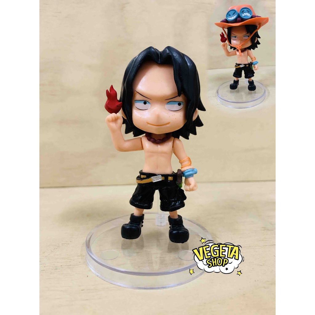 Mô hình One Piece - Ace hỏa quyền - Mẫu 3 nhân vật Ace - Cao 12cm - Bán lẻ