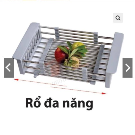 [KHAY TO CAO CẤP] Giá inox Để Chậu Rửa bát - RỔ ĐA NĂNG