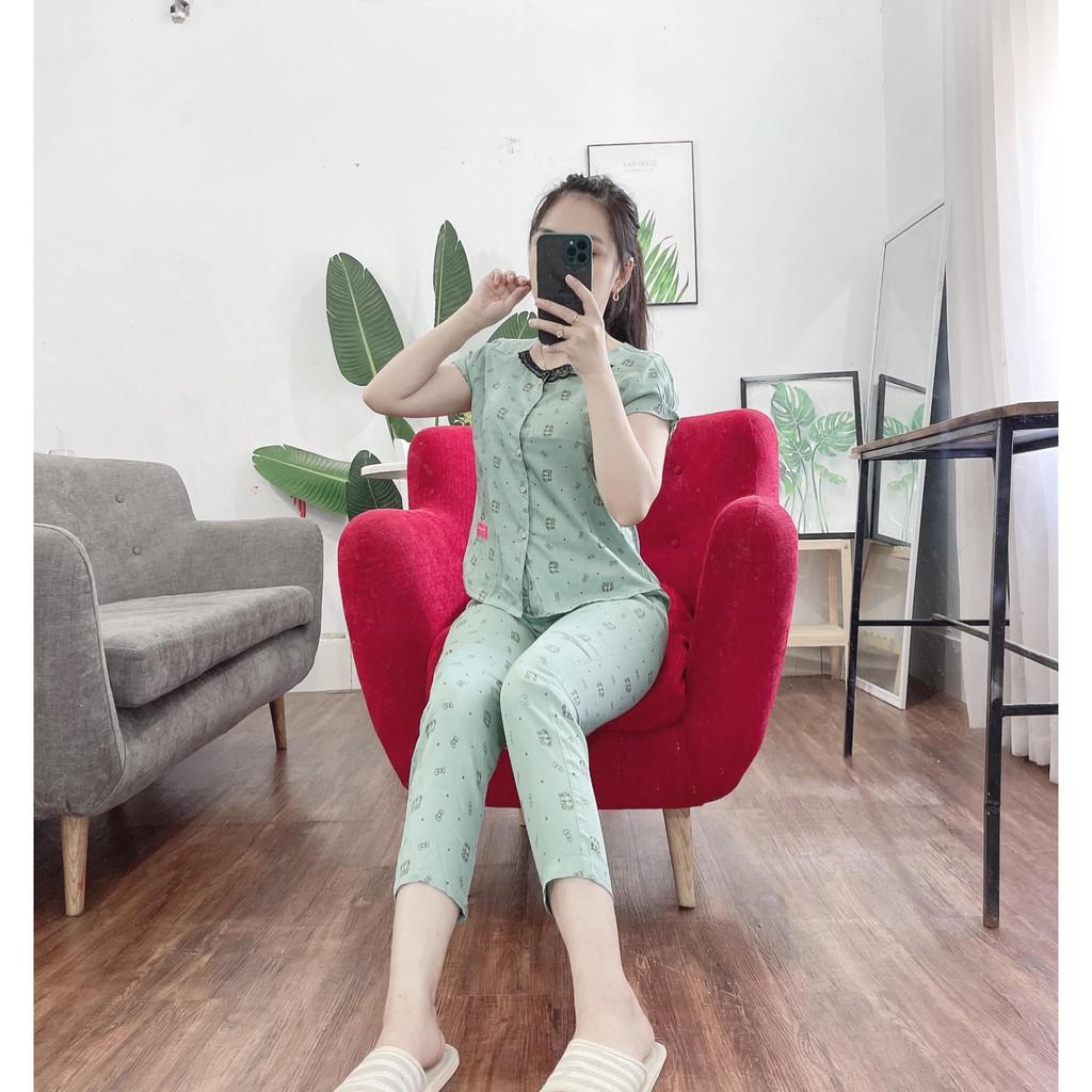 Bộ chất đũi phối ren cổ cực xinh | BigBuy360 - bigbuy360.vn