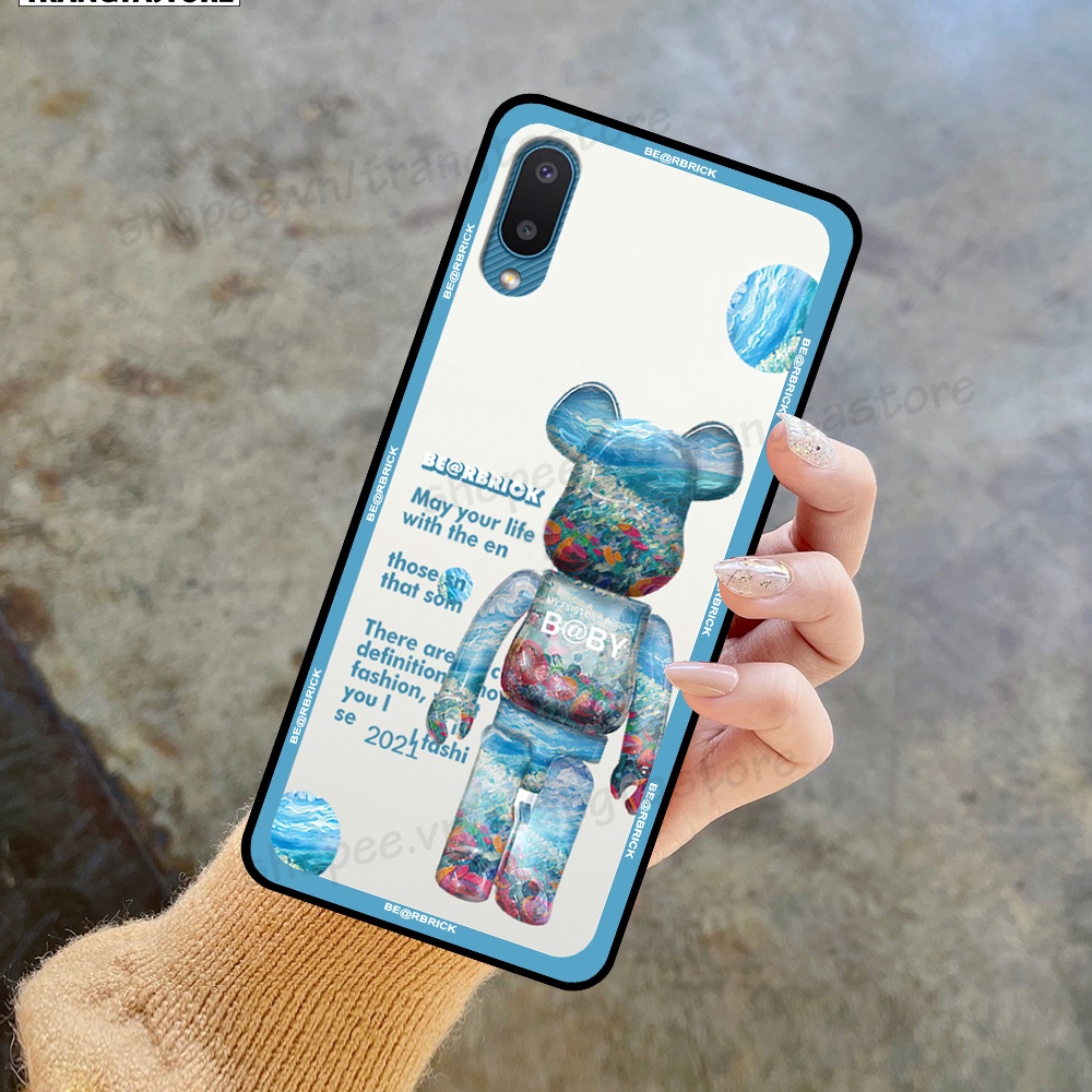 Ốp lưng Samsung A02s / A03s in hình gấu Bearbrick,Mountain,xanh,đen,đỏ giá rẻ