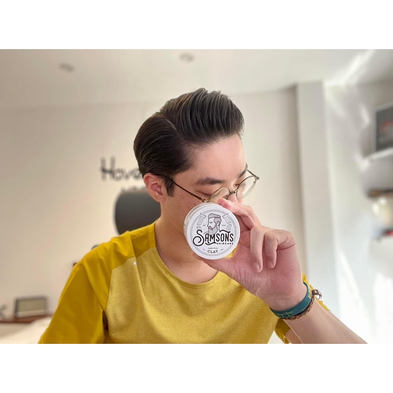 Sáp vuốt tóc Samsons Haircare Matte Finish Clay/ Clay Pomade 85g