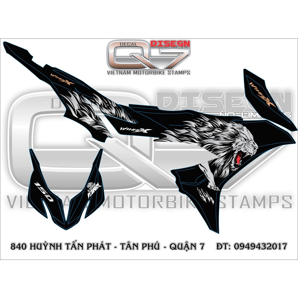 TEM RỜI WINNER X KING LION