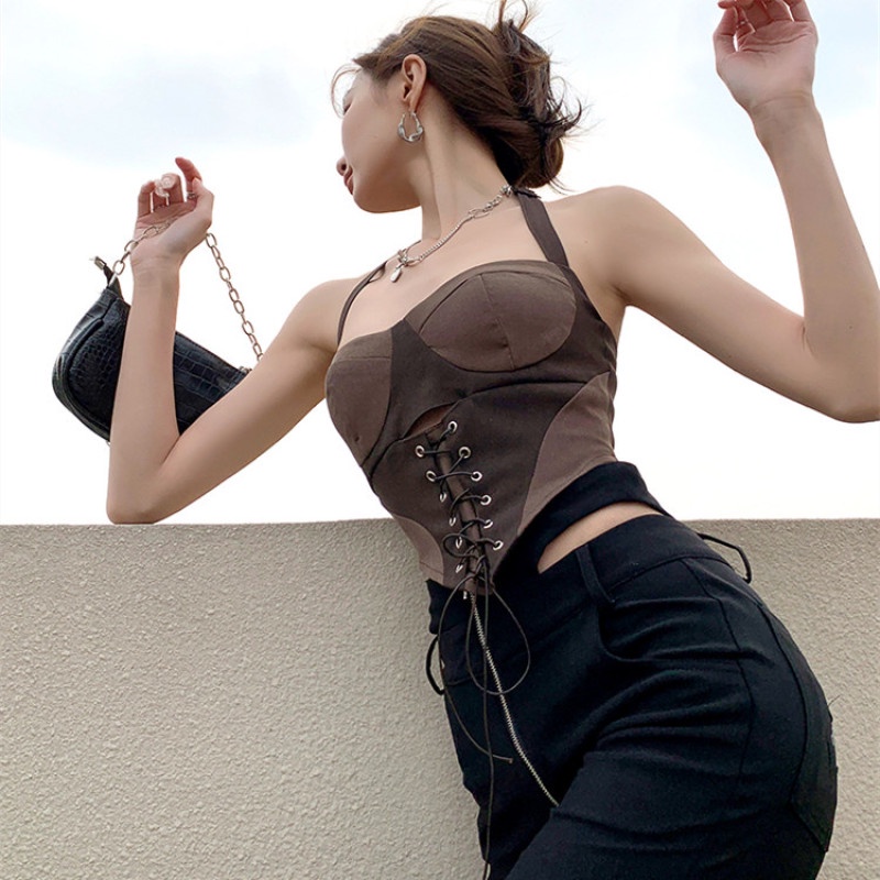 Áo Hai Dây Thiết Kế Độc Đáo Thời Trang Hè Cá Tính Cho Nữ