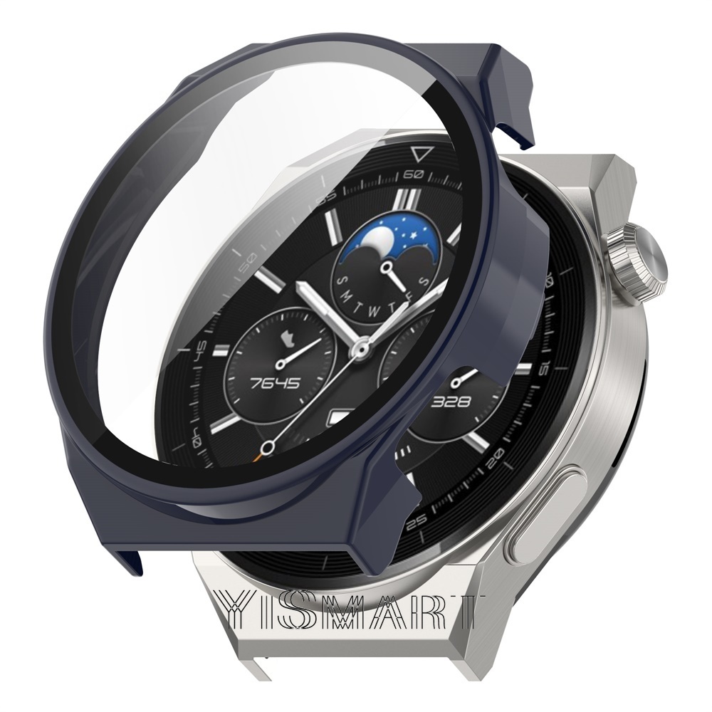 Ốp Bảo Vệ Bằng PC Cứng + Kính Cường Lực 46mm Cho Đồng Hồ Thông Minh Huawei Watch GT 3 Pro GT3 Pro