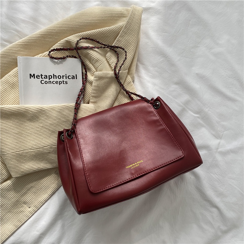 Túi tote Đeo Vai Cỡ Lớn Thời Trang Thu Đông Phong Cách Retro 2022