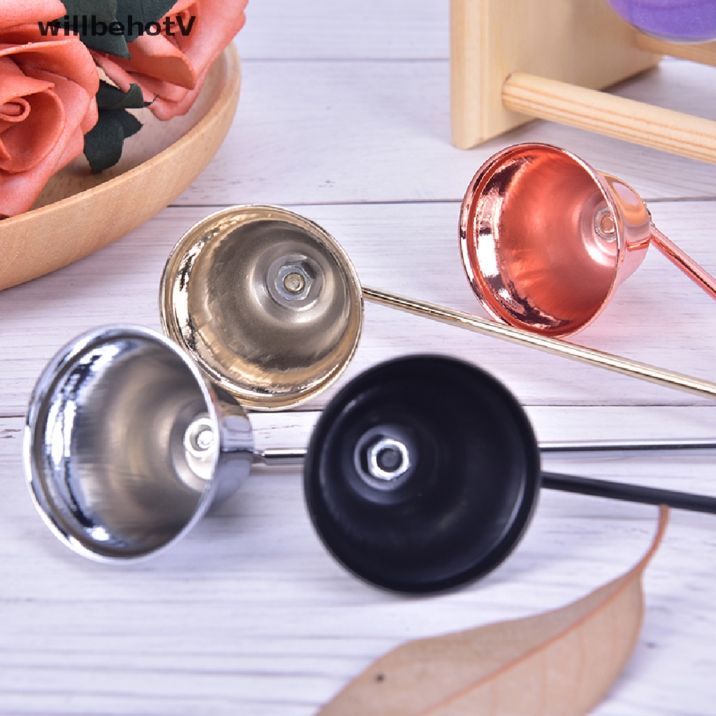 [WillbehotV] Bình Đựng Nến Hình Chuông Bằng Thép Không Gỉ Dùng Trong Nhà / Tiệc Tùng