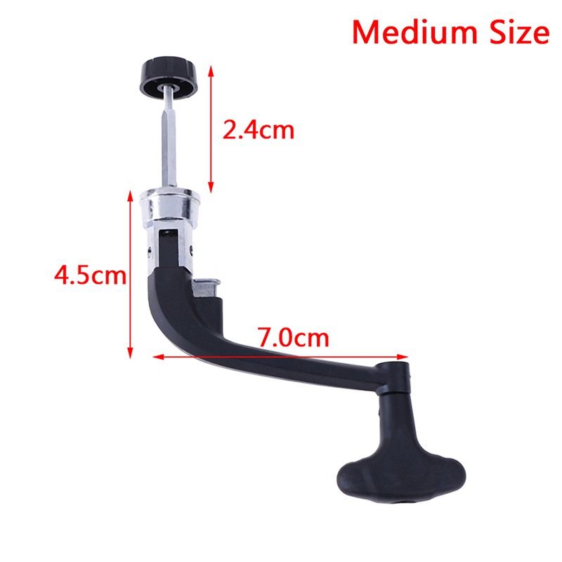 Tay quay máy câu cá bằng kim loại thay thế tiện dụng