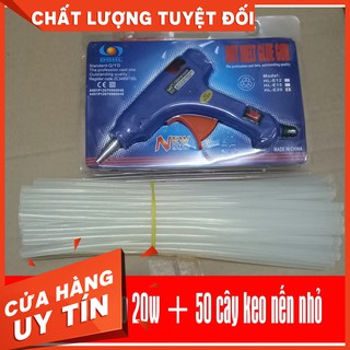 Combo súng bắn keo nến và 50 cây keo nến nhỏ
