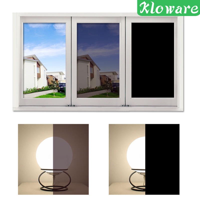 Miếng Dán Cửa Kính Bảo Vệ Riêng Tư Màu Đen Sáng Bóng 100%