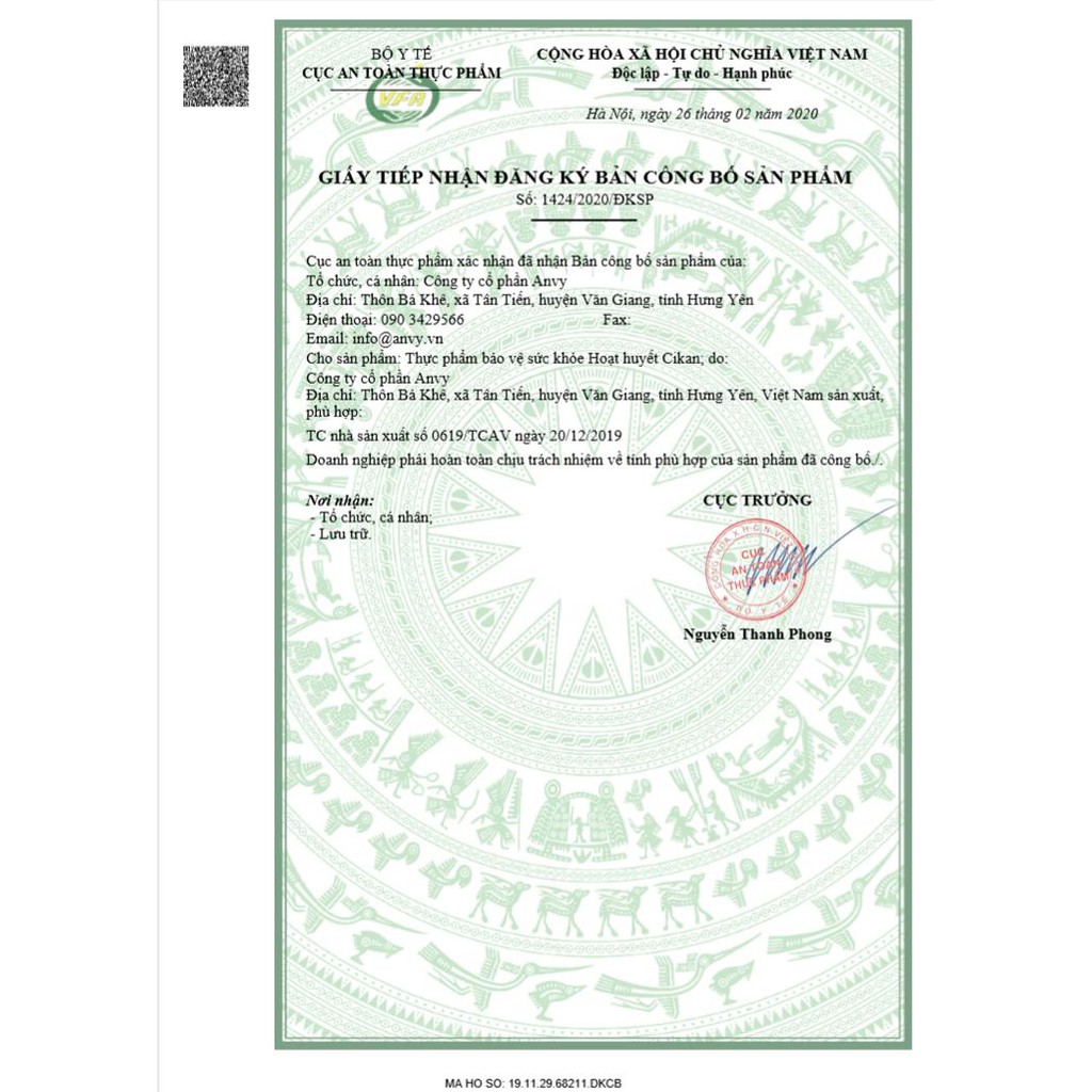 HOẠT HUYẾT CIKAN -  Bền Mạch, Bổ Tim, Dưỡng Não | BigBuy360 - bigbuy360.vn