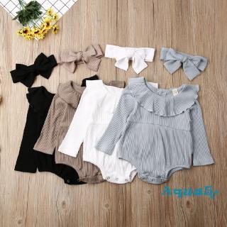 Áo liền quần kèm băng đô xinh xắn dành cho bé
