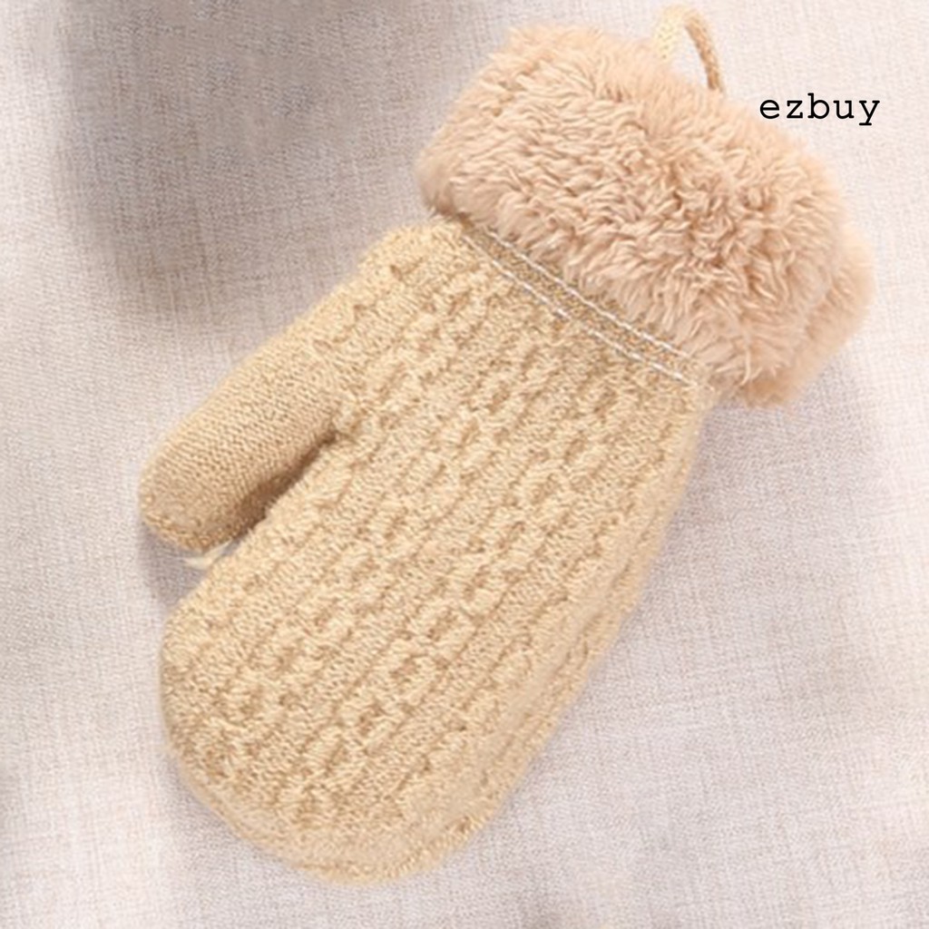 Găng Tay Len Dày Dặn Giữ Ấm Mùa Đông Cho Bé 1-4 Tuổi