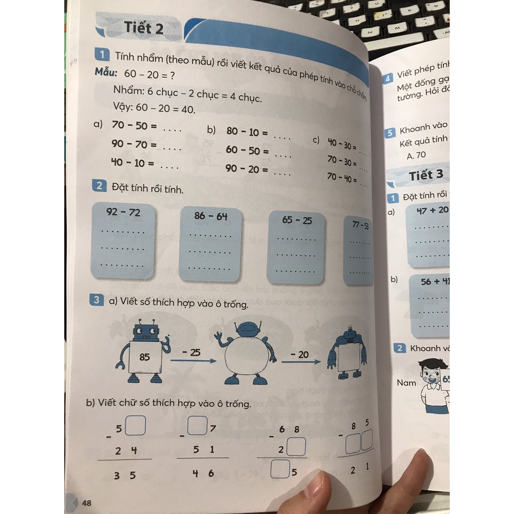 Sách Vở thực hành toán lớp 1 tập 2 ( kết nối tri thức )