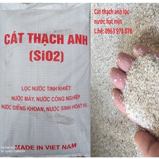 Combo 7kg cát thạch anh lọc nước hạt mịn