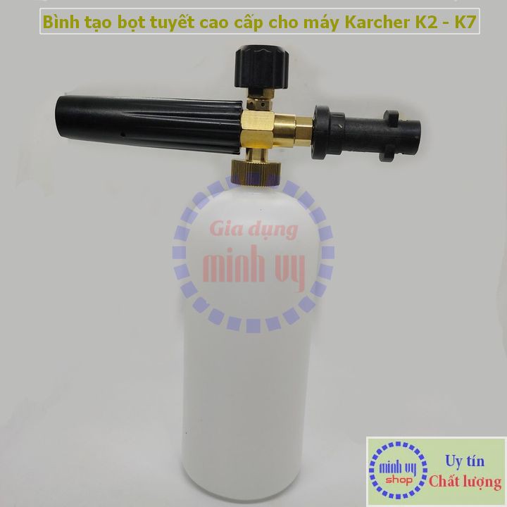 Bình tạo bọt tuyết cao cấp cho máy rửa xe Karcher K2 - K7