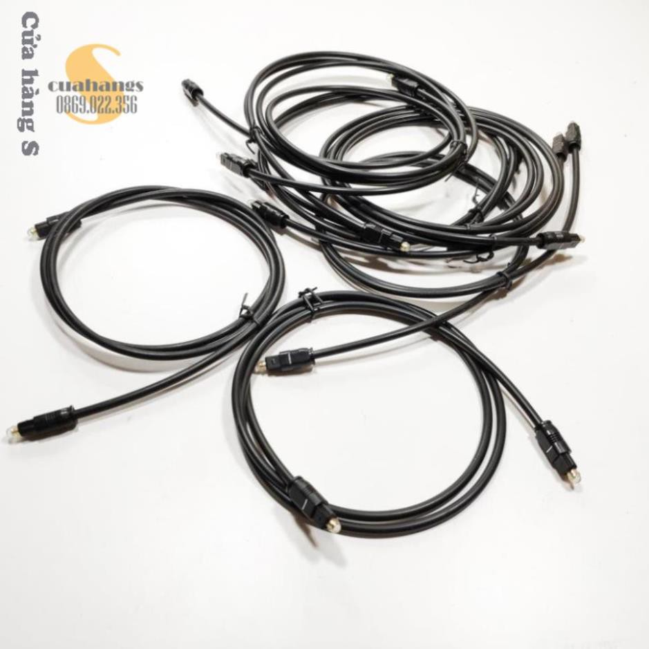 Cáp Optical audio nhựa đen tiêu chuẩn - Toslink