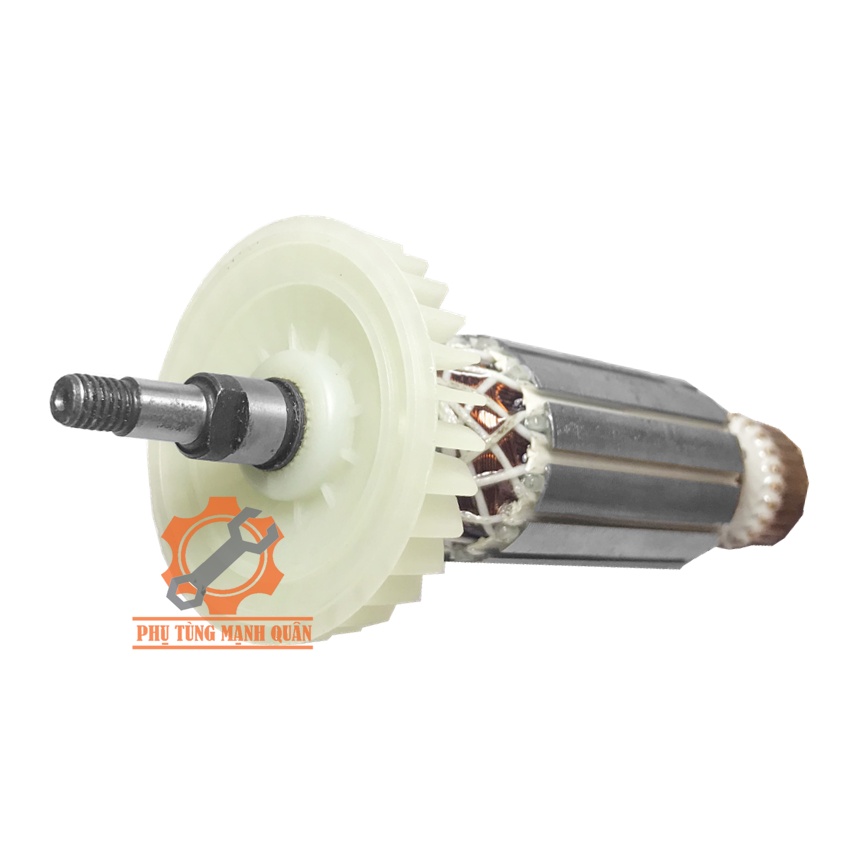 Rotor/ruột máy mài Hugong 311B thân 32 dài 158 tặng kèm chổi than cao cấp