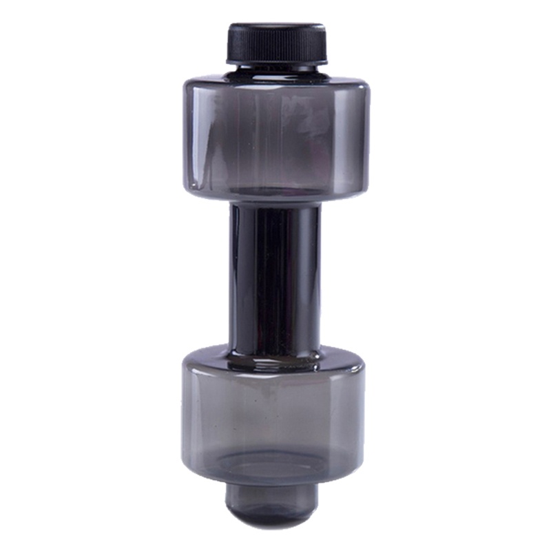 Bình Nước Thể Thao 550ml Hình Quả Tạ Bằng Nhựa Chống Rò Rỉ