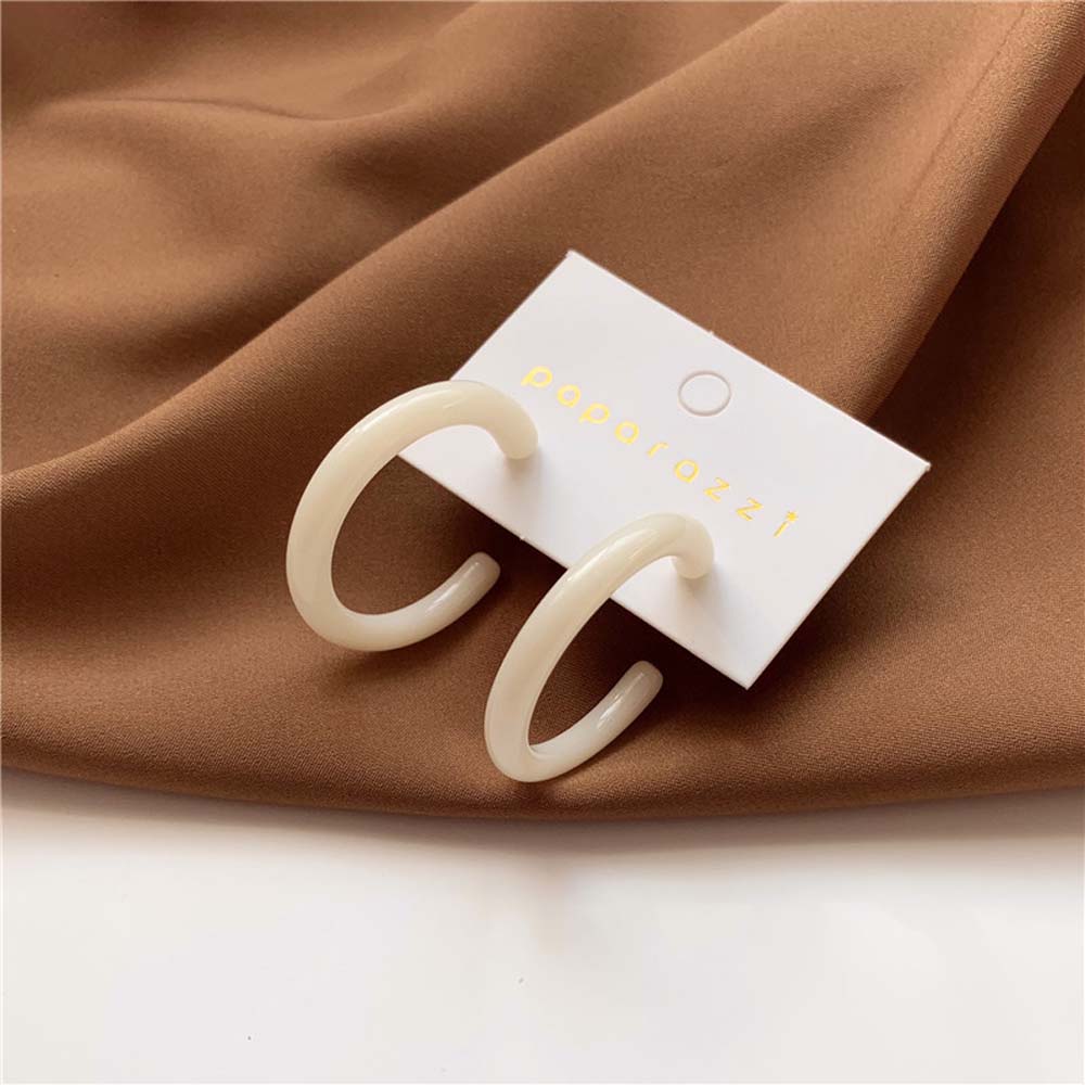 Khuyên Tai Hình Chữ C Thiết Kế Đơn Giản Cho Phụ Nữ