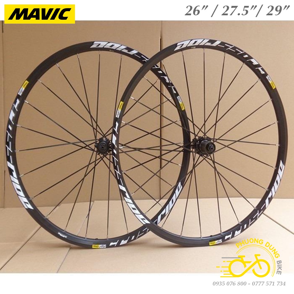 Bộ vành nhôm xe đạp MAVIC CROSSRIDE 26IN / 27.5IN / 29IN - Cối Nổ