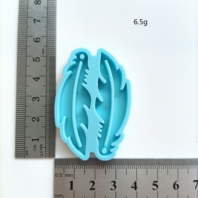 Khuôn Silicone Làm Bông Tai Hình Lưới Bắt Giấc Mơ / Lông Vũ DIY