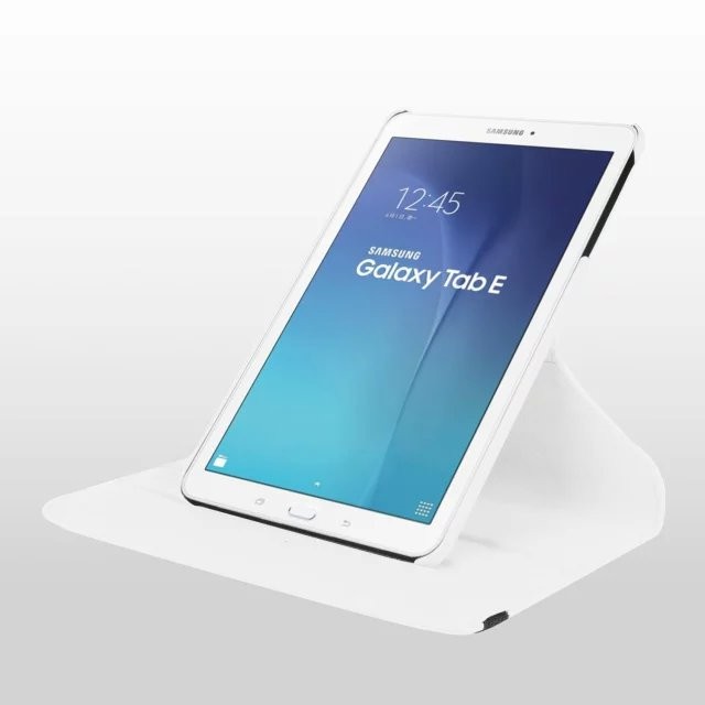 Ốp máy tính bảng bằng da xoay 360 độ cho Samsung Galaxy Tab E 9.6 T560 T561 T567