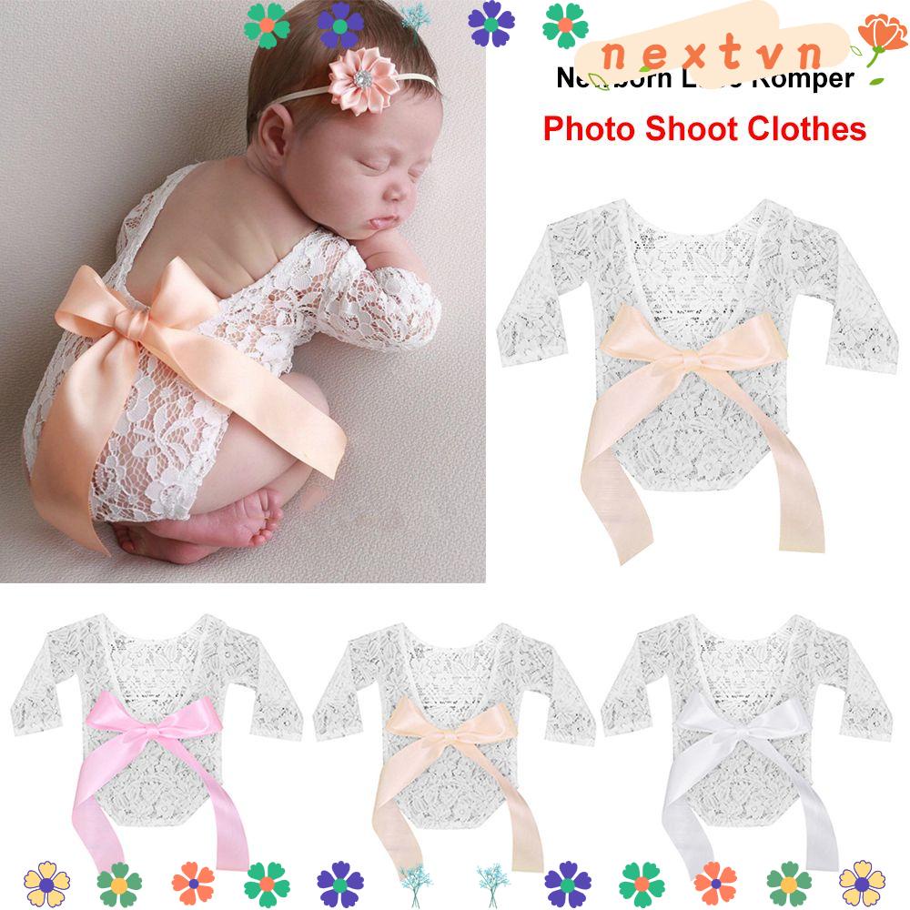 Set đồ chụp ảnh đáng yêu cho bé gái sơ sinh