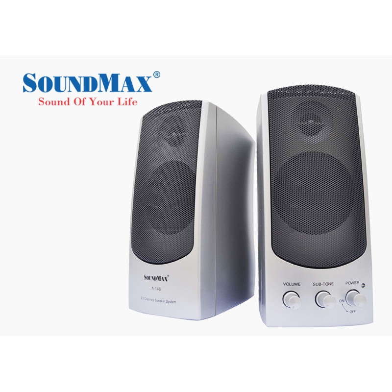 Loa Vi Tính SoundMax A-150 / A-140 /2.0 10W - Bảo hành 12 Tháng